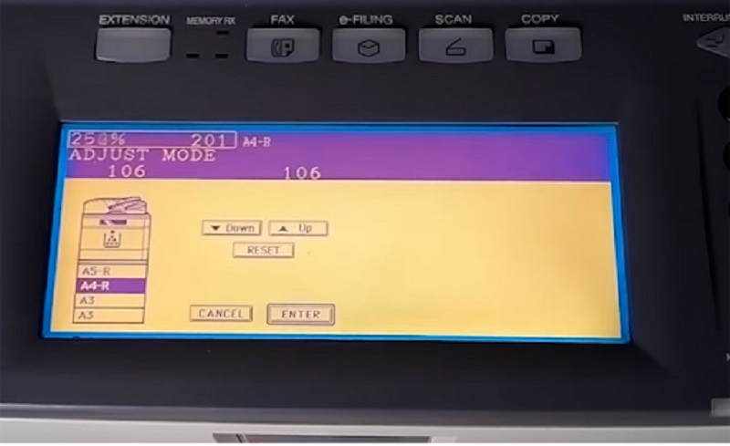 Cách chỉnh đậm nhạt máy photocopy Toshiba Sắc Nét & Tiết Kiệm